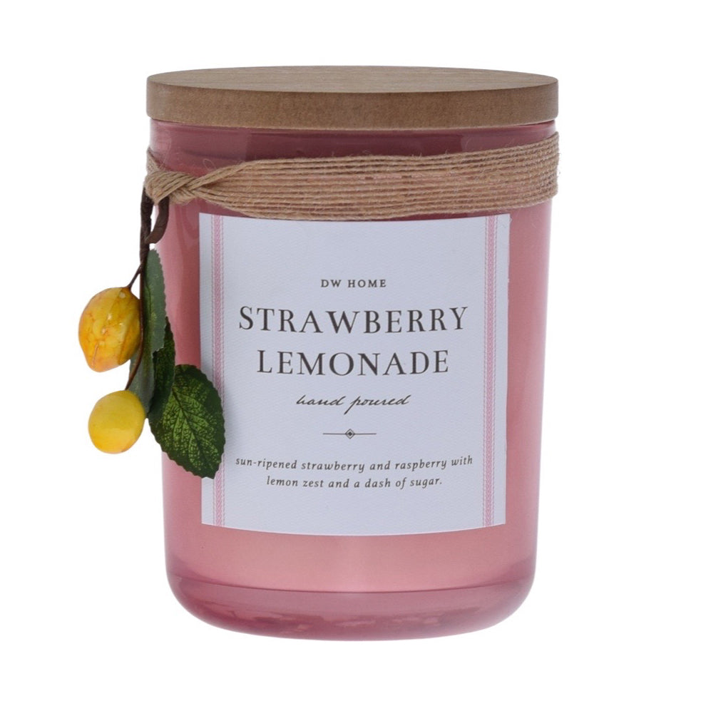 Strawberry Lemonade Scented Jar Candle
