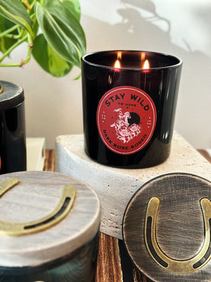 Dark Rose Rodeo Candle Double Wick