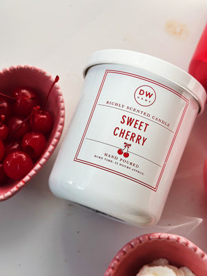 Sweet Cherry Candle Single Wick