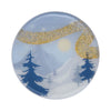 Epoxy Aspen Trail lid with printed snowy mountain image 