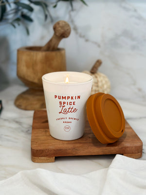 Pumpkin Spice Latte Candle Single Wick