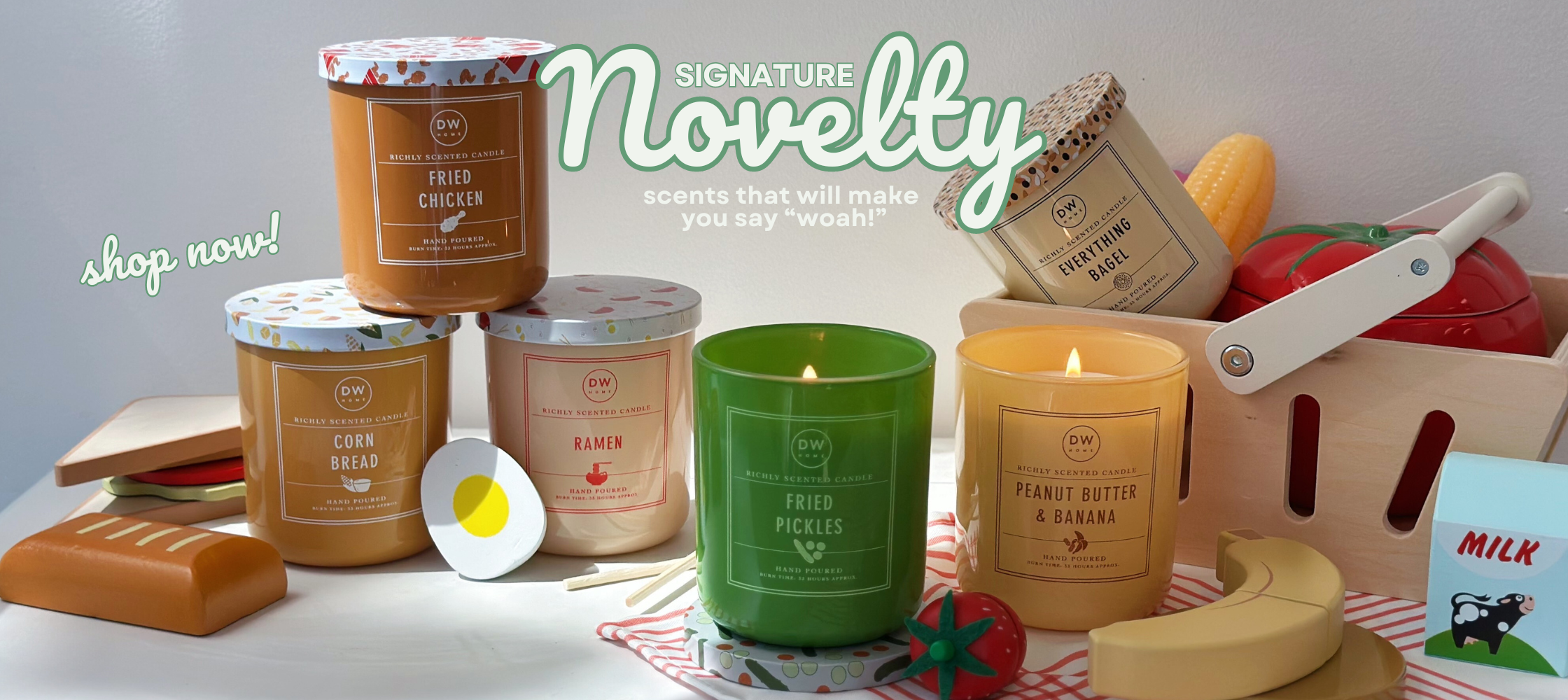 Novely and Nostalgia collection banner