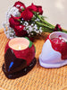 White Chocolate Strawberry Candle Single Wick