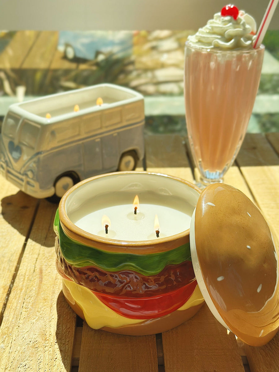 Classic Burger Candle Triple Wick