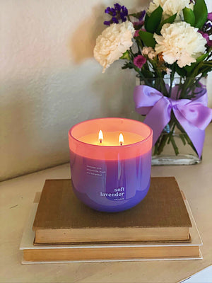 Soft Lavender Candle Double Wick