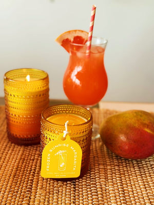 Frozen Sunrise Margarita Candles Single Wick