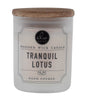 Tranquil Lotus | Wooden Wick Candle - Mini