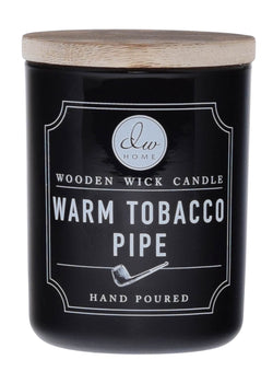 Warm Tobacco Pipe | Wooden Wick Candle - Mini