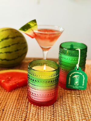 Frozen Watermelon Margarita Candles Single Wick